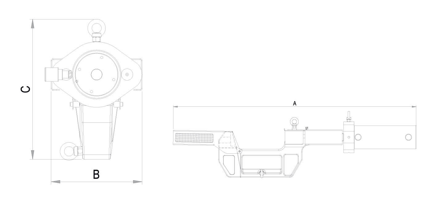 C Frame Type - Track Link Pin Presses - ATPP Series - Aeroboom