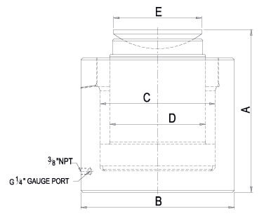 Pile Testing Cylinder - PTJ Series 1 rre