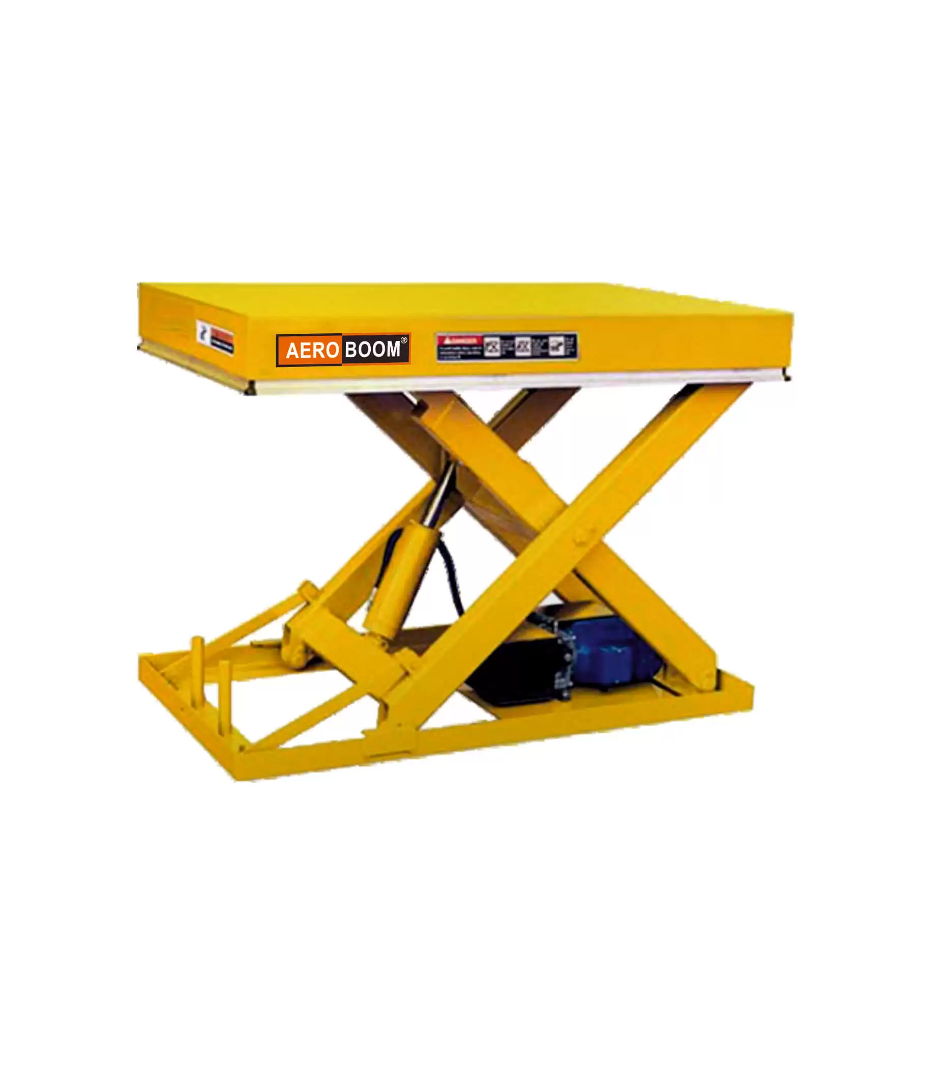 Scissor lift table stationery